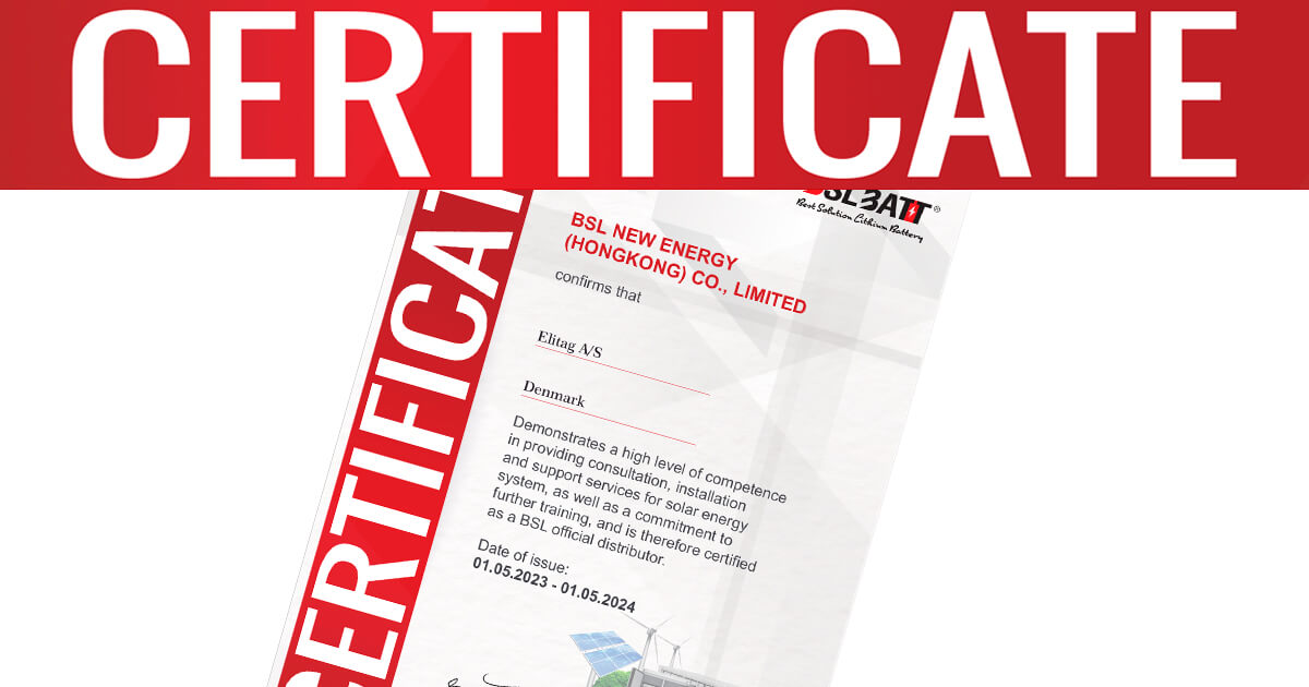 Bsl Certificering