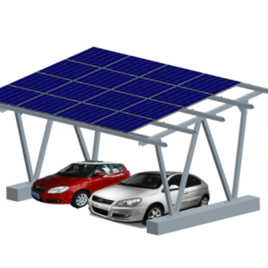 Carport med solcelleanlæg